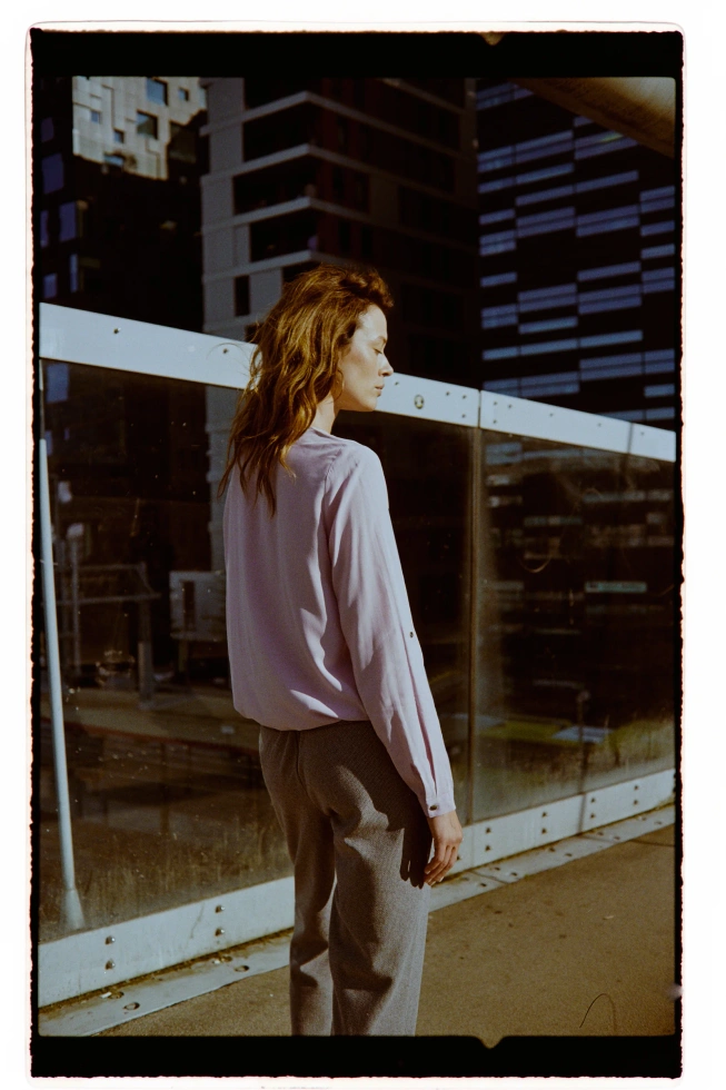 WOMEN'S SHIRT Z-KO-4814 PINK