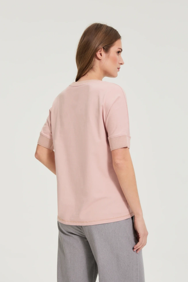 KOSZULKA DAMSKA L-TS-4911 L.PINK