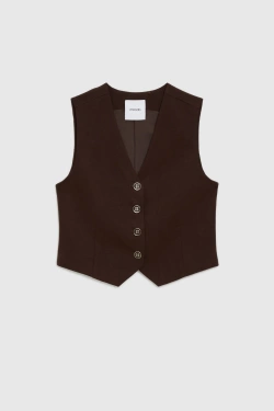 WOMEN'S BLAZER L-KA-4928 D.BROWN