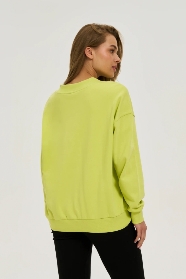 WOMEN'S SWEATSHIRT Z-BL-4807 LIME
