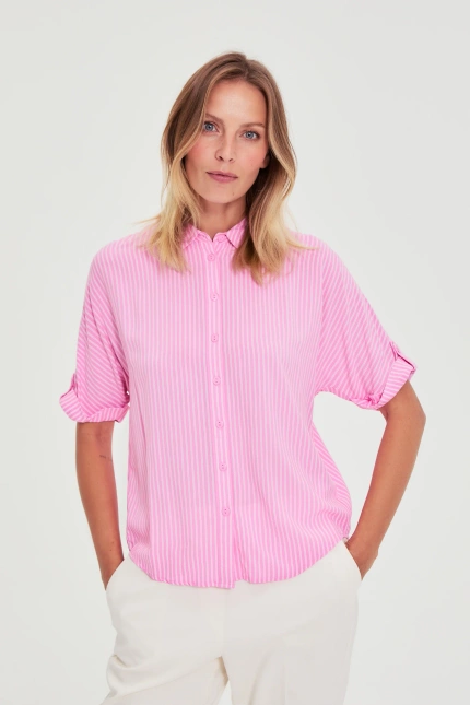 KOSZULA DAMSKA L-KO-4917 PINK