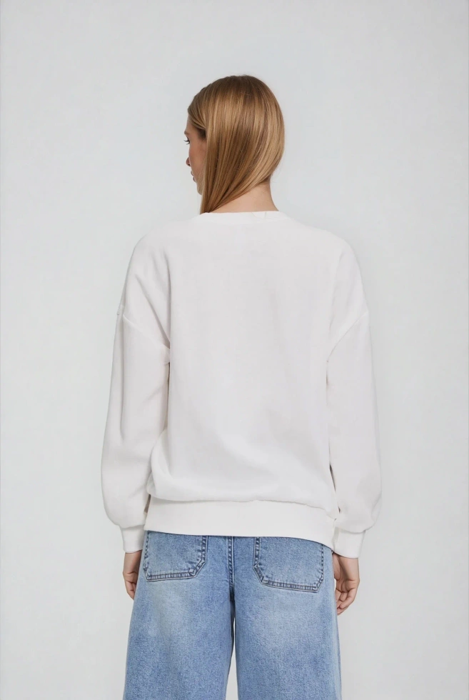 BLUZA DAMSKA L-BL-4917 OFF WHITE