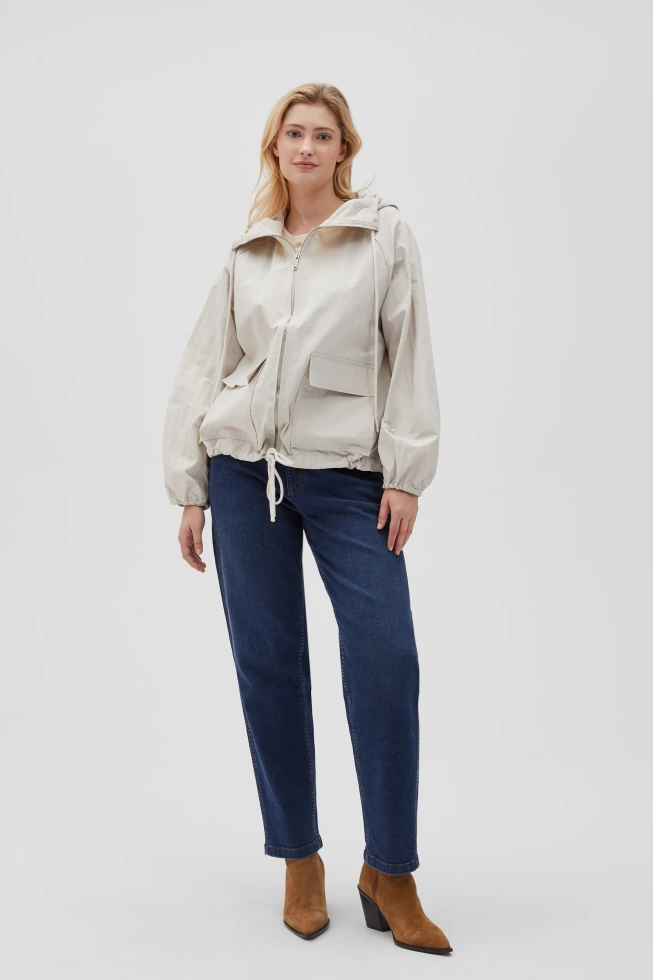 KURTKA DAMSKA L-KU-4601 L.BEIGE