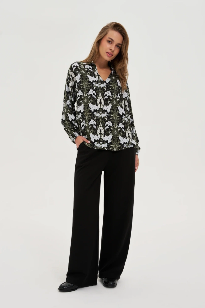 WOMEN'S SHIRT Z-KO-4816 D.OLIVE