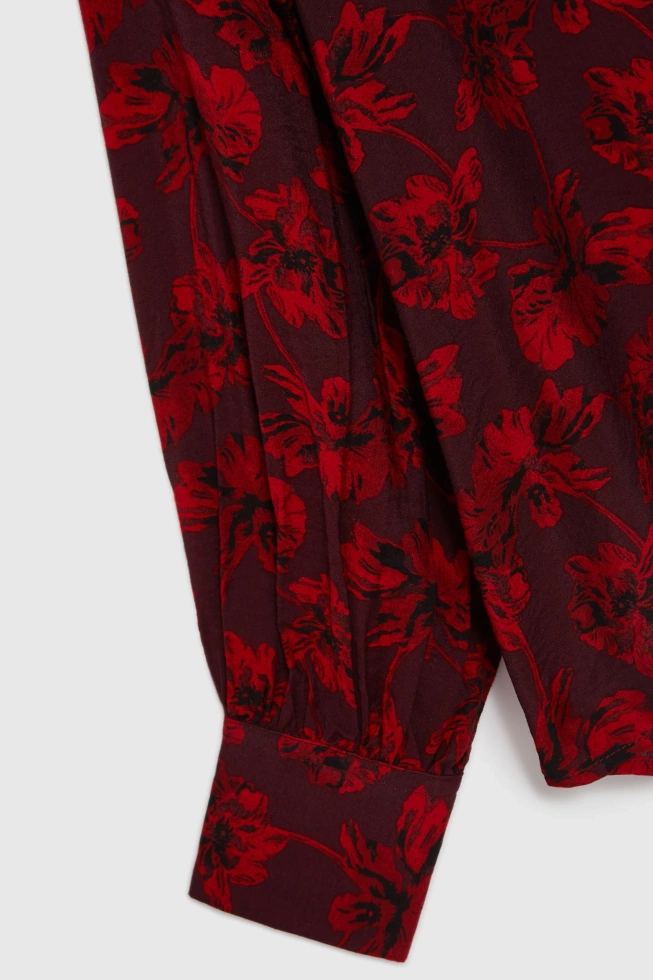 KOSZULA DAMSKA Z-KO-4827 BURGUNDY-pakiet