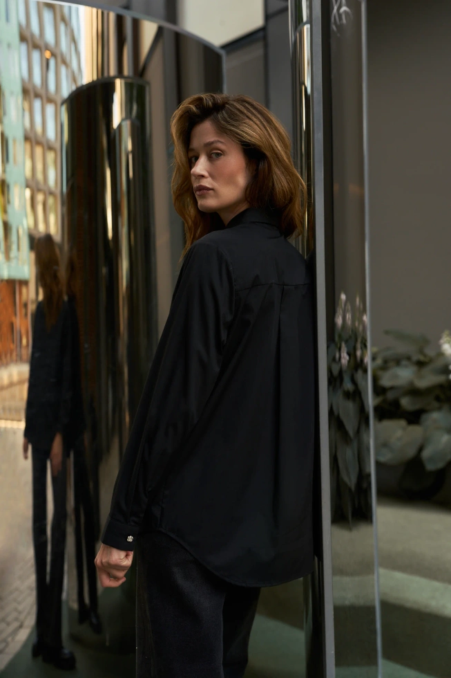 WOMEN'S SHIRT Z-KO-4812 BLACK