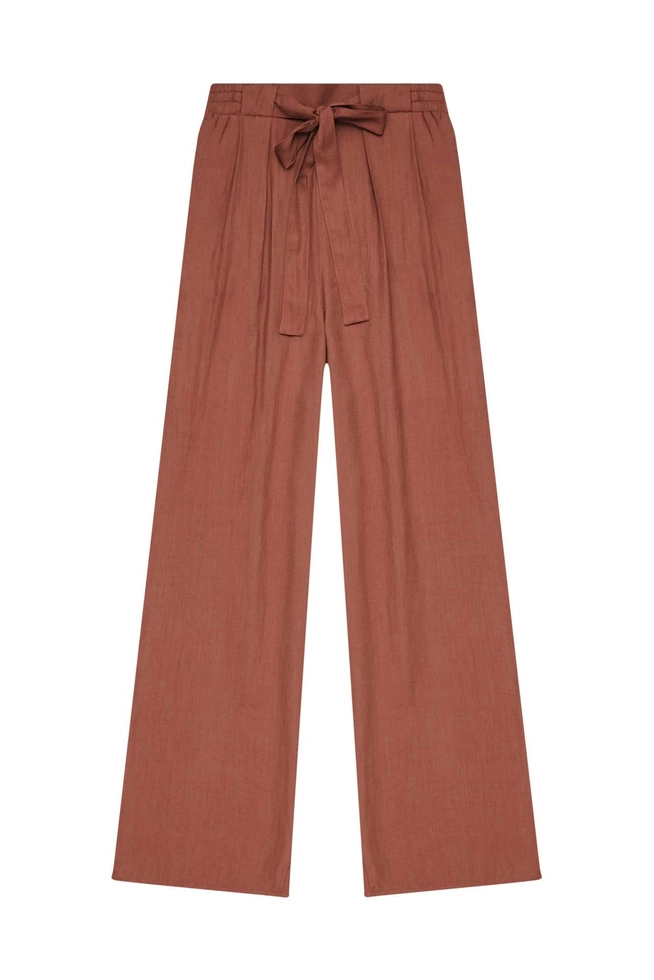 Wide viscose pants