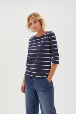 BLUZKA DAMSKA L-TS-4615 NAVY