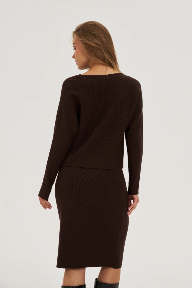 WOMEN'S SWEATER Z-SW-4801 BROWN