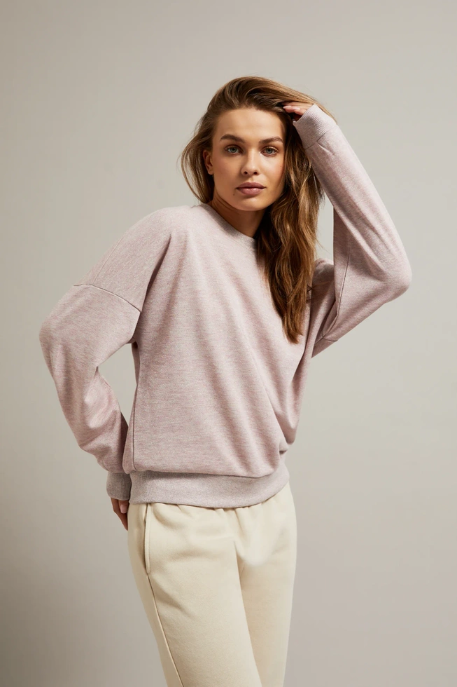 WOMEN'S SWEATSHIRT Z-BL-4504 PINK MEL