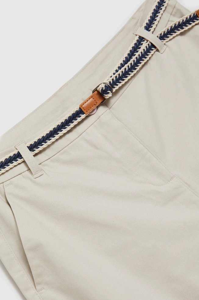 WOMEN'S SHORTS L-SH-4600 L.BEIGE