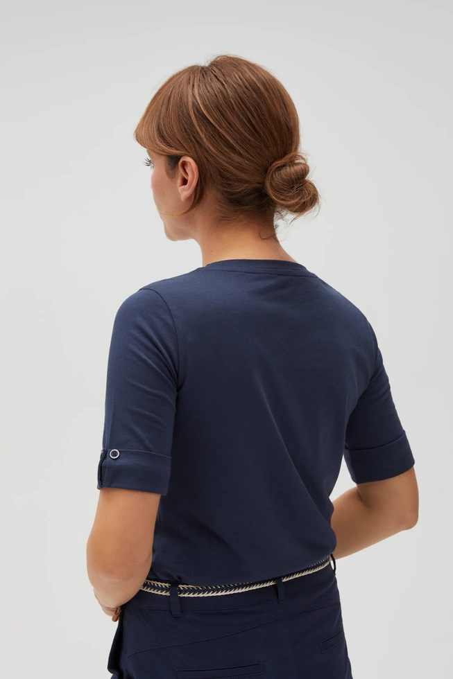 WOMEN'S TSHIRT L-TS-4616 NAVY