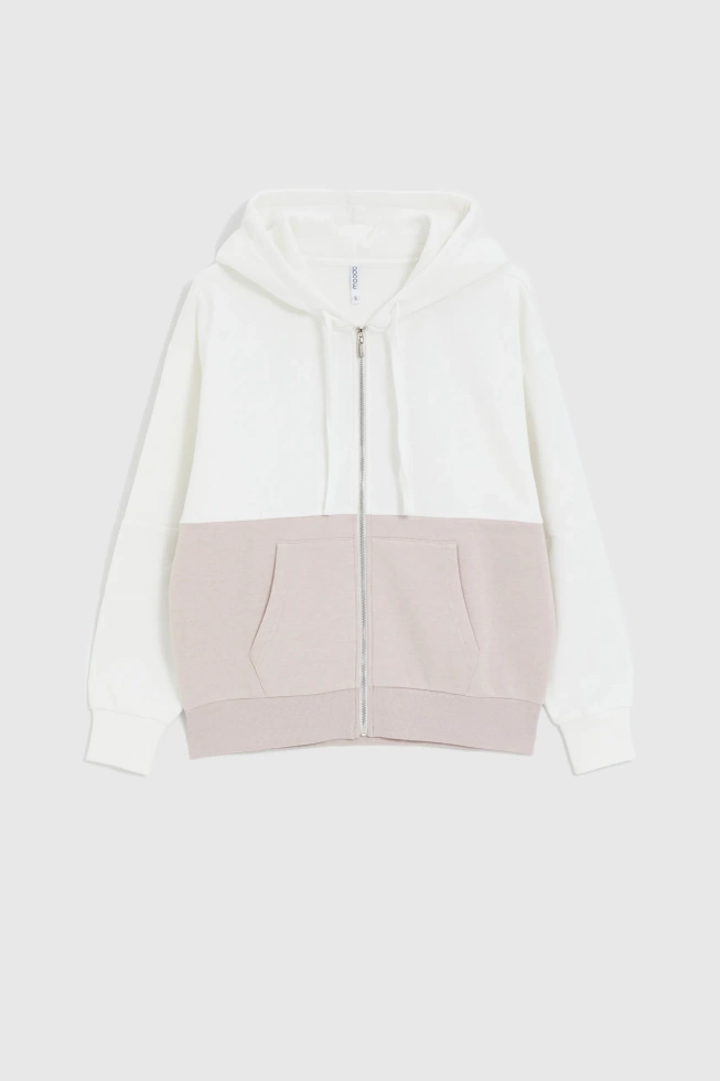 WOMEN'S SWEATSHIRT Z-BL-4818 L.BEIGE MEL-set