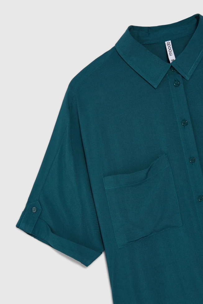 WOMEN'S SHIRT L-KO-4624 D.GREEN-set