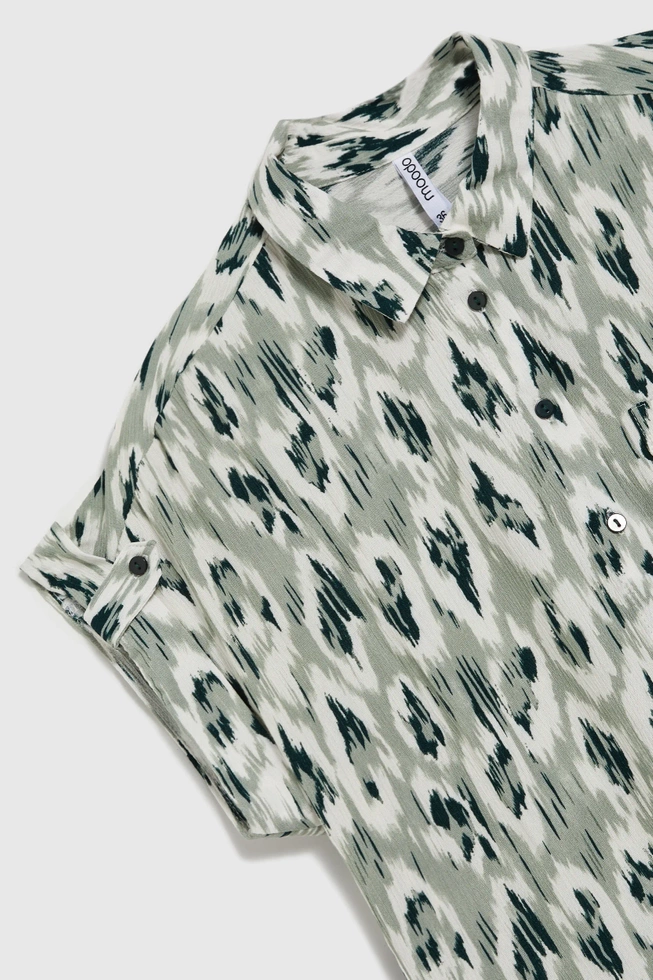 KOSZULA DAMSKA L-KO-4625 OLIVE