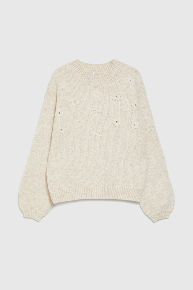WOMEN'S SWEATER Z-SW-4877 BEIGE