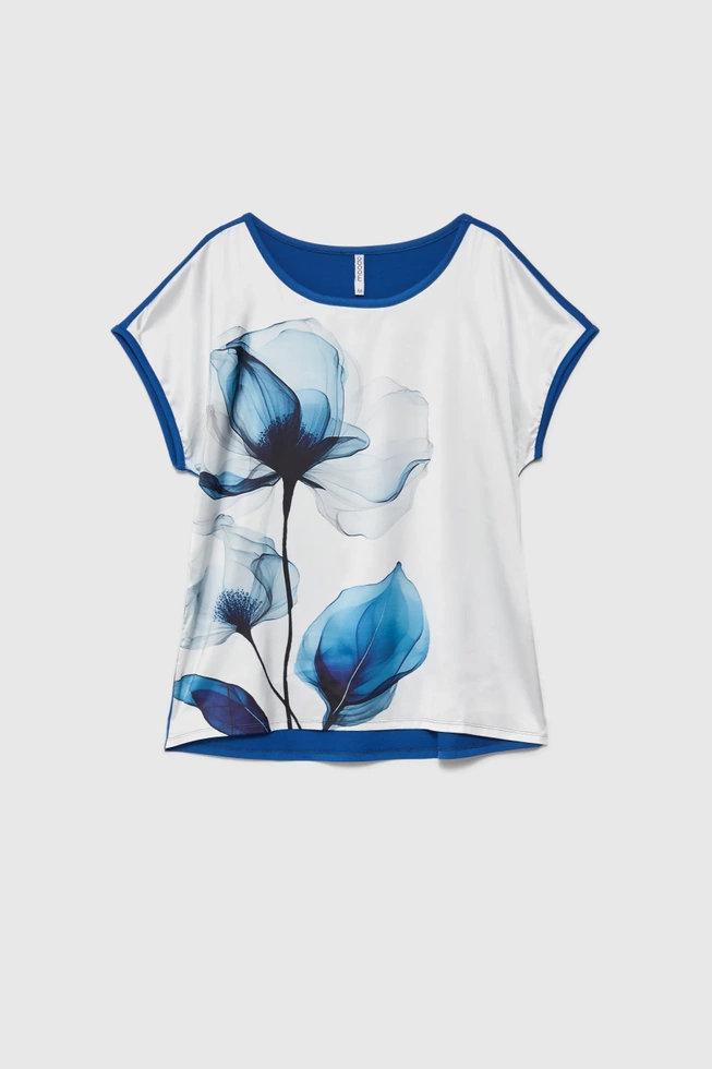 WOMEN'S TSHIRT L-TS-4646 L.BLUE