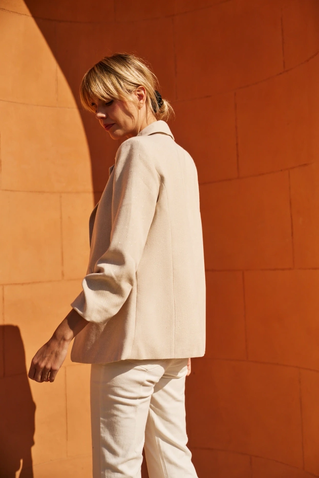 MARYNARKA DAMSKA L-MR-4610 OFF WHITE