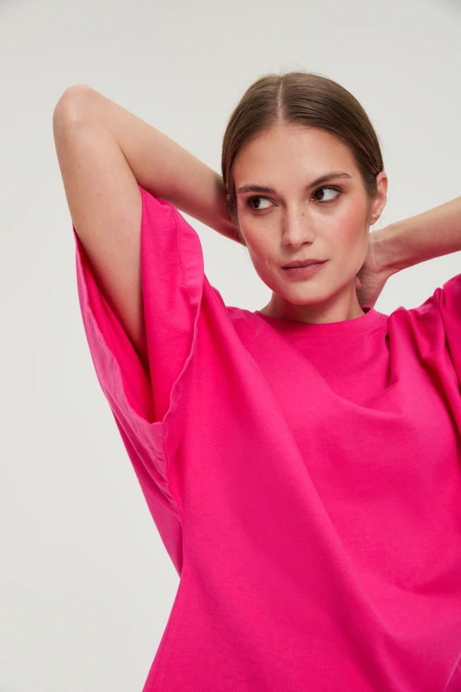 WOMEN'S TSHIRT L-TS-4944 FUCHSIA