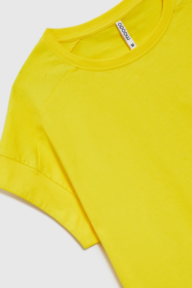 WOMEN'S T-SHIRT L-TS-4745 YELLOW-set