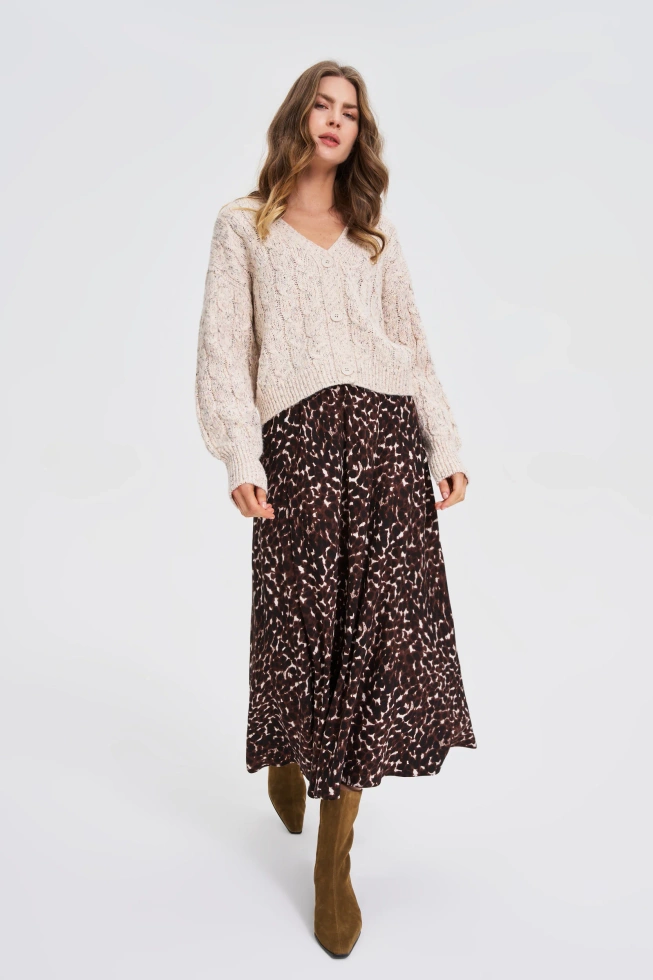 WOMEN'S SWEATER Z-SW-4802 L.BEIGE MEL