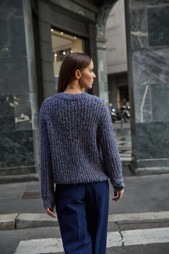 WOMEN'S SWEATER Z-SW-4881 NAVY