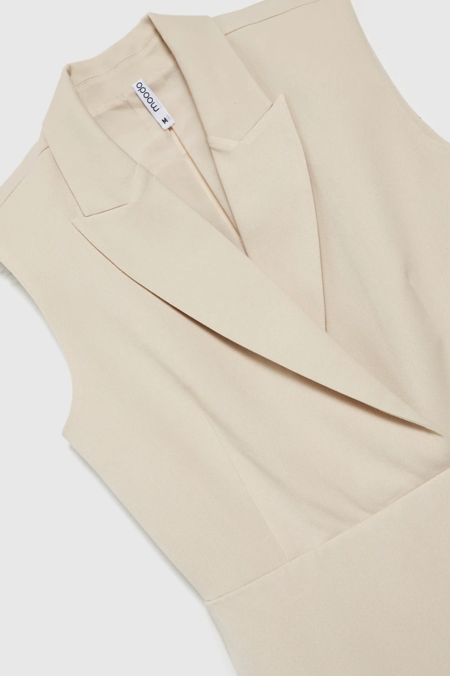 WOMEN'S DRESS L-SU-4633 L.BEIGE