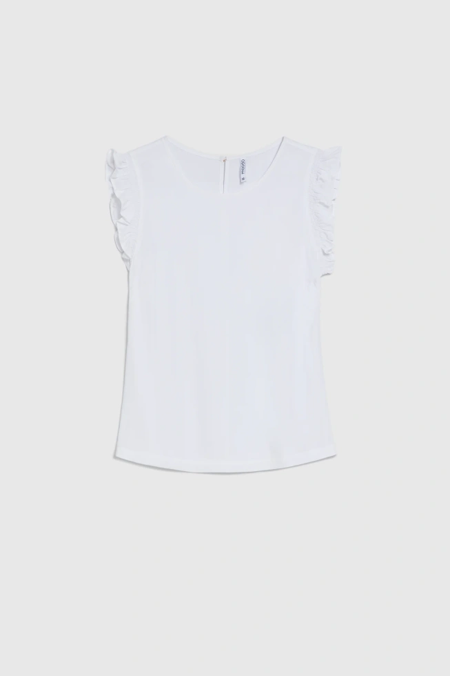 WOMEN'S SHIRT L-KO-4932 OFF WHITE