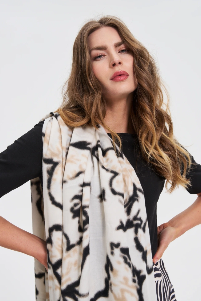 WOMEN'S SCARF Z-SZ-4818 OFF WHITE