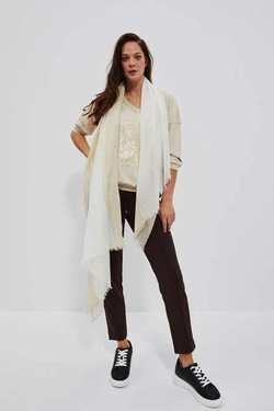 LADIES SCARF L-SZ-4010 BEIGE