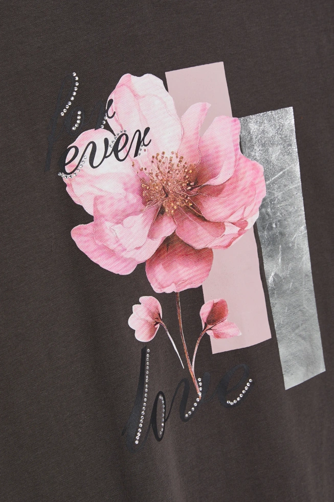 KOSZULKA DAMSKA L-TS-4912 GREY