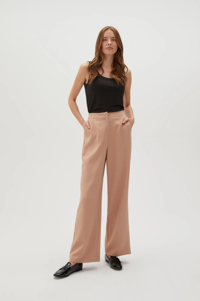 WOMEN'S PANTS L-SP-4607 L.BROWN