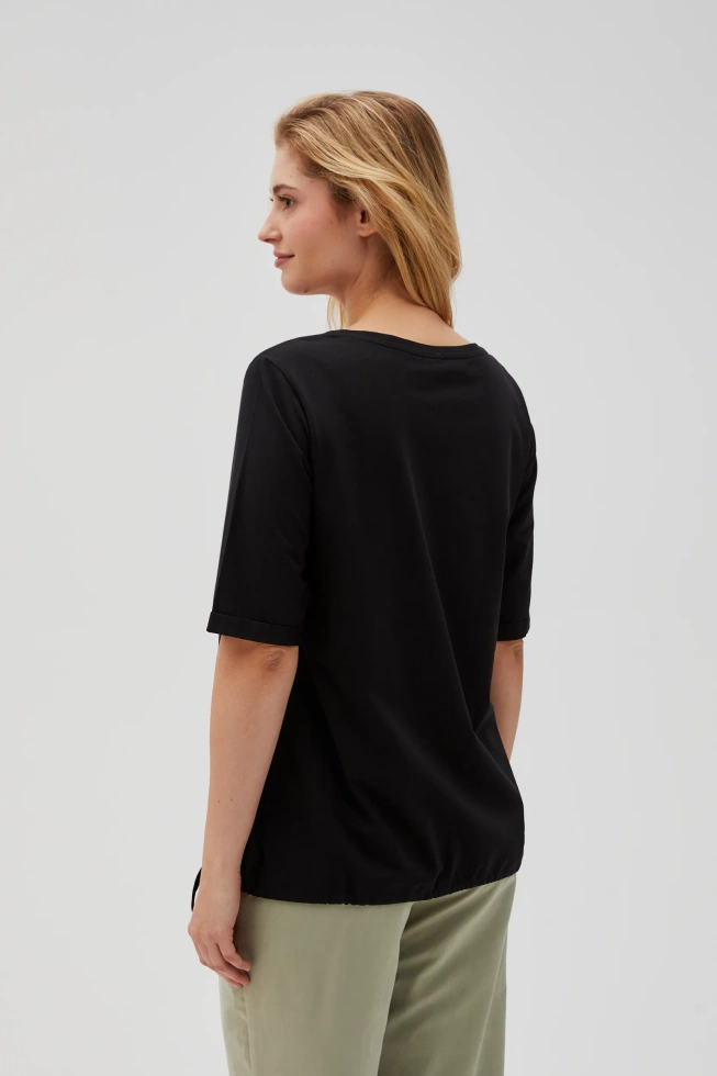 WOMEN'S TSHIRT L-TS-4611 BLACK