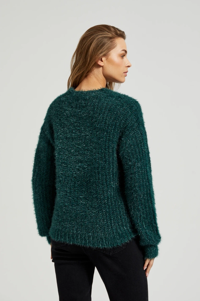 WOMEN'S SWEATER Z-SW-4541 D.GREEN