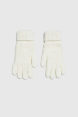 RĘKAWICZKI DAMSKIE Z-RE-4811 OFF WHITE