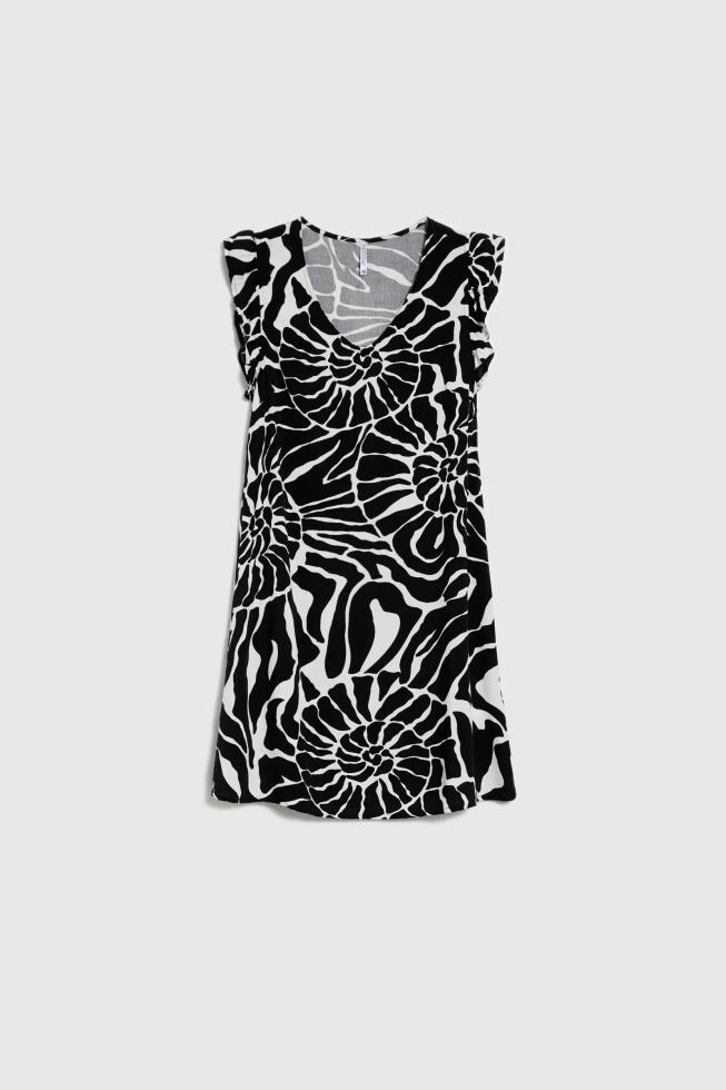WOMEN'S DRESS L-SU-4662 BLACK