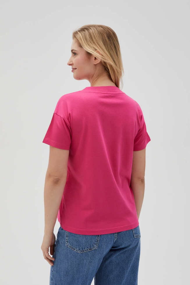 WOMEN'S TSHIRT L-TS-4625 FUCHSIA