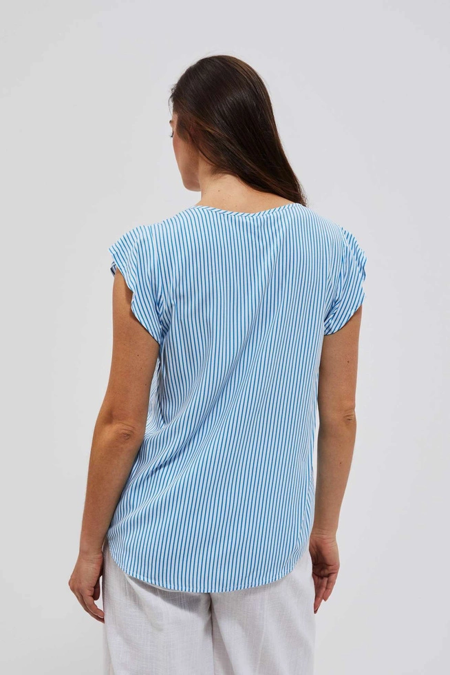 KOSZULA DAMSKA L-KO-4036 WHITE_FRESH BLUE