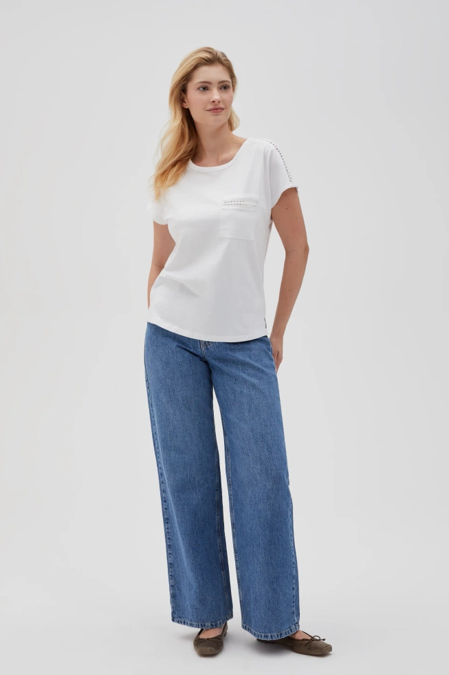 WOMEN'S TSHIRT L-TS-4635 WHITE
