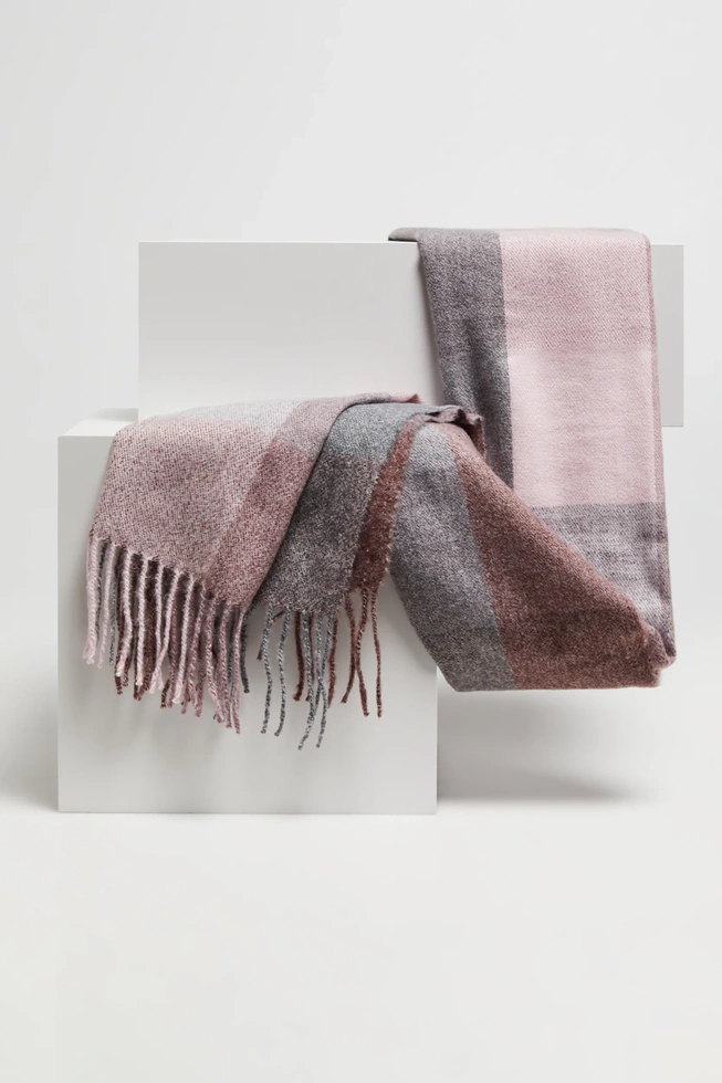 WOMEN'S SCARF Z-SZ-4500 DUSTY PINK