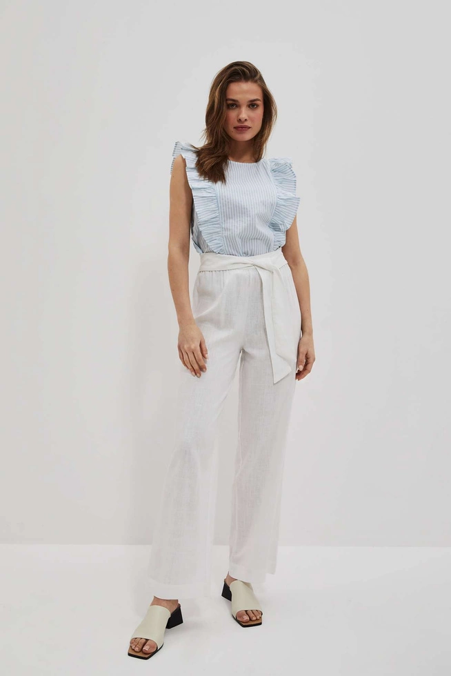 KOSZULA DAMSKA L-KO-4057 WHITE_L.BLUE