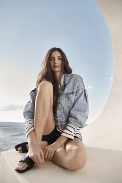 KURTKA DAMSKA L-KU-4015 L.BLUE