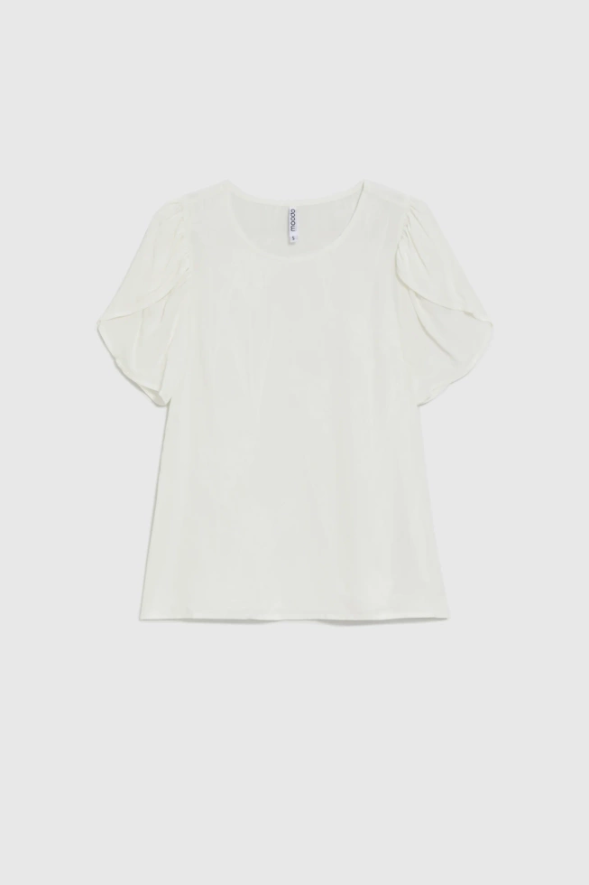 WOMEN'S SHIRT L-KO-4916 OFF WHITE