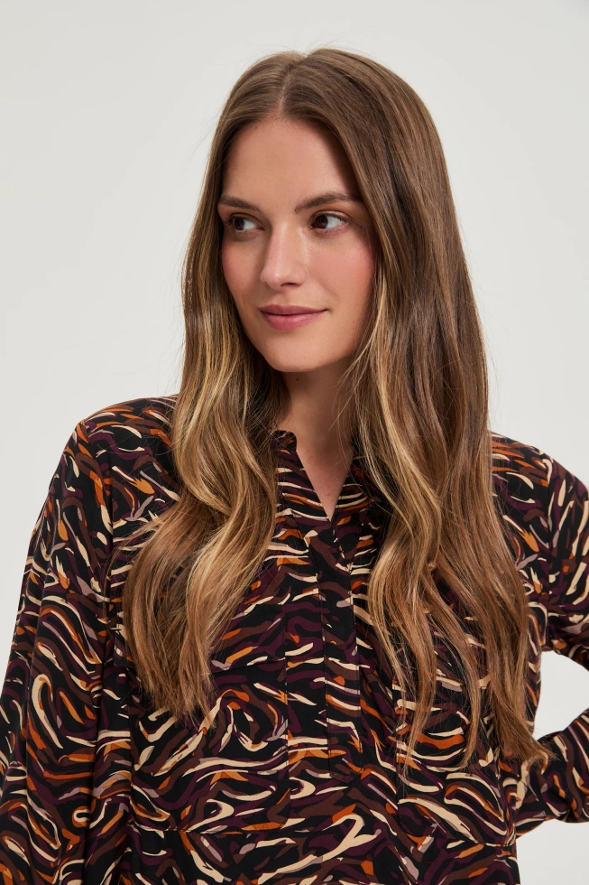 WOMEN'S SHIRT Z-KO-4826 BLACK