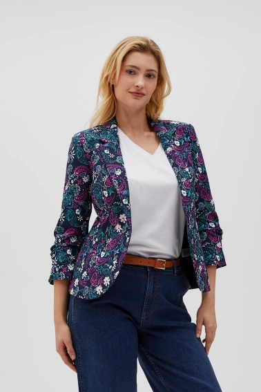 WOMEN'S JACKETS L-MR-4603 NAVY