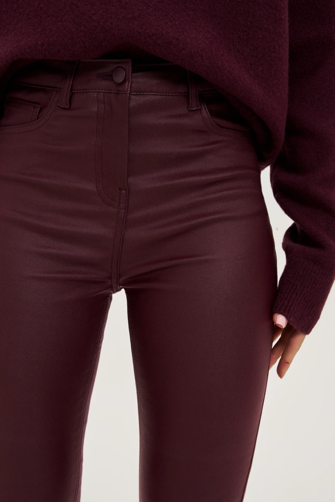 SPODNIE DAMSKIE Z-SP-4803 BURGUNDY