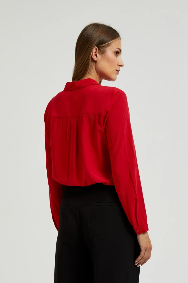 WOMEN'S SHIRT L-KO-4600 RED