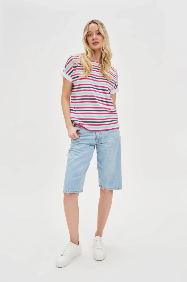 WOMEN'S TSHIRT L-TS-4642 FUCHSIA
