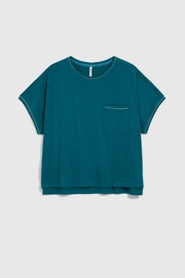 WOMEN'S TSHIRT L-TS-4693 D.GREEN