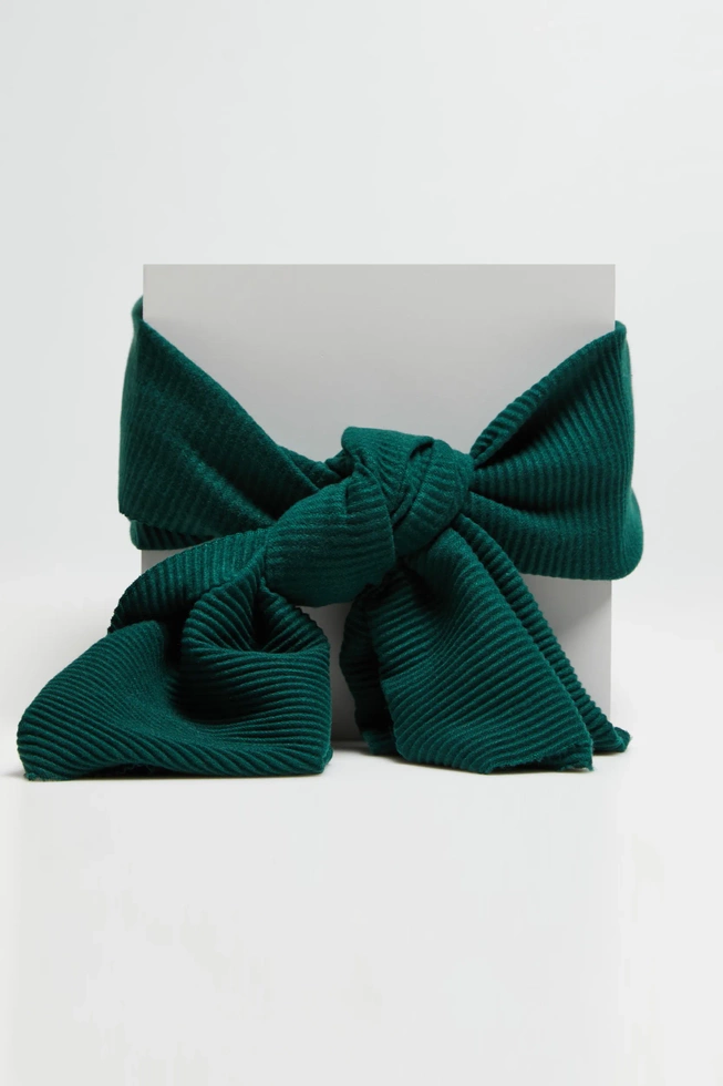 WOMEN'S SCARF Z-SZ-4522 D.GREEN-set